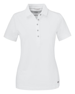 CUTTER & BUCK ADVANTAGE POLO WOMAN WHITE