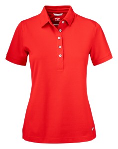 CUTTER & BUCK ADVANTAGE POLO WOMAN RED