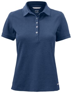 CUTTER & BUCK ADVANTAGE POLO WOMAN COBOLT MELANGE