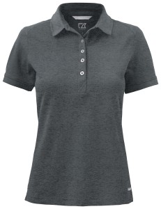 CUTTER & BUCK ADVANTAGE POLO WOMAN ANTHRACITE MELANGE