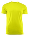 PRINTER KOSZULKA RUN NEON YELLOW