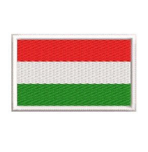 NASZYWKA FLAGA WĘGIER 70 x 45 mm