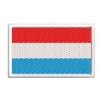 NASZYWKA FLAGA LUKSEMBURGA 70 x 45 mm
