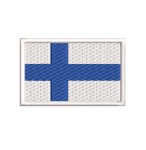 NASZYWKA FLAGA FINLANDII 60 x 40 mm
