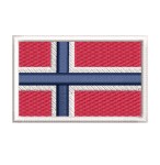 NASZYWKA FLAGA NORWEGII 70 x 45 mm