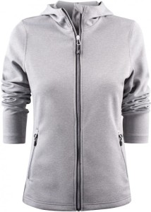 PRINTER BLUZA Z KAPTUREM LAYBACK LADY GREY MELANGE  