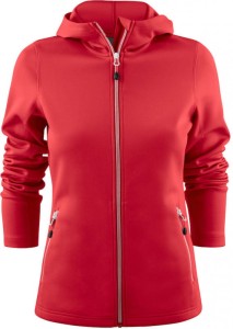 PRINTER BLUZA Z KAPTUREM LAYBACK LADY RED