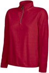 D.A.D BLUZA POLAROWA MELTON LADY HALF ZIP RED