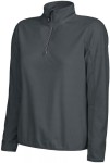 D.A.D BLUZA POLAROWA MELTON LADY HALF ZIP GREY