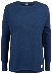 CUTTER & BUCK CARNATION SWEATER WOMAN  NAVY MELANGE