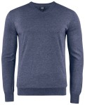 CUTTER & BUCK OAKVILLE V-NECK NAVY MELANGE