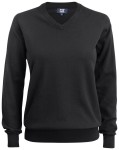CUTTER & BUCK OAKVILLE V-NECK WOMAN BLACK