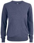 CUTTER & BUCK OAKVILLE CREWNECK WOMAN NAVY MELANGE