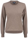 CUTTER & BUCK OAKVILLE CREWNECK WOMAN NOUGAT MELANGE