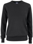 CUTTER & BUCK OAKVILLE CREWNECK WOMAN BLACK