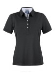 CUTTER & BUCK ADVANTAGE PREMIUM POLO WOMAN BLACK