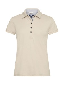 CUTTER & BUCK ADVANTAGE PREMIUM POLO WOMAN BEIGE