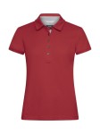 CUTTER & BUCK ADVANTAGE PREMIUM POLO WOMAN RED