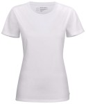 CUTTER & BUCK MANZANITA ROUNDNECK WOMAN WHITE