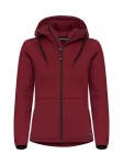CUTTER & BUCK BLUZA PEMBERTON HOOD FZ WOMAN BIKING RED