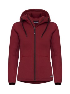 CUTTER & BUCK BLUZA PEMBERTON HOOD FZ WOMAN BIKING RED