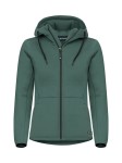 CUTTER & BUCK BLUZA PEMBERTON HOOD FZ WOMAN PINE GREEN