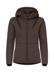 CUTTER & BUCK BLUZA PEMBERTON HOOD FZ WOMAN DARK MOCCA