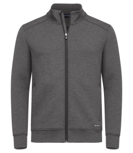 CUTTER & BUCK BLUZA PEMBERTON CARDIGAN FZ ANTHRACITE MELANGE