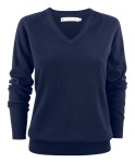 HARVEST SWETER ASHLAND V-NECK WOMAN NAVY