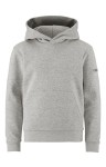 BLUZA CRAFT COMMUNITY 2.0 HOODIE JUNIOR  GREY MELANGE