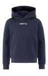BLUZA CRAFT COMMUNITY 2.0 HOODIE LOGO JUNIOR  NAVY