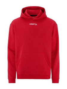 BLUZA CRAFT COMMUNITY 2.0 HOODIE LOGO BRIGHT RED