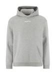 BLUZA CRAFT COMMUNITY 2.0 HOODIE LOGO GREY MELANGE