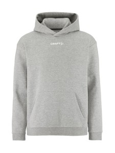 BLUZA CRAFT COMMUNITY 2.0 HOODIE LOGO GREY MELANGE