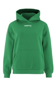 BLUZA CRAFT COMMUNITY 2.0 LOGO HOODIE WOMAN TEAM GREEN