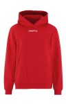 BLUZA CRAFT COMMUNITY 2.0 LOGO HOODIE WOMAN BRIGHT RED