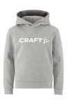 BLUZA COMMUNITY 2.0 CRAFT HOODIE JUNIOR GREY MELANGE