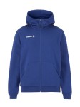 BLUZA CRAFT COMMUNITY 2.0 LOGO FZ HOODIE WOMAN CLUB COBALT