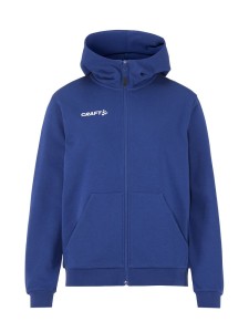 BLUZA CRAFT COMMUNITY 2.0 LOGO FZ HOODIE WOMAN CLUB COBALT