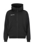 BLUZA CRAFT COMMUNITY 2.0 LOGO FZ HOODIE WOMAN BLACK