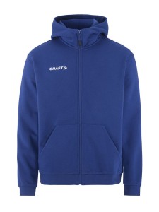 BLUZA CRAFT COMMUNITY 2.0 LOGO FZ HOODIE CLUB COBALT