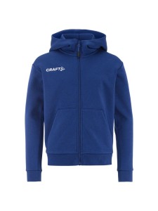 BLUZA CRAFT COMMUNITY 2.0 LOGO FZ HOODIE JUNIOR CLUB COBALT