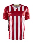 KOSZULKA CRAFT PROGRESS 2.0 STRIPE JERSEY BRIGHT RED/WHITE