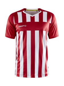 KOSZULKA CRAFT PROGRESS 2.0 STRIPE JERSEY BRIGHT RED/WHITE