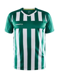 KOSZULKA CRAFT PROGRESS 2.0 STRIPE JERSEY TEAM GREEN/WHITE