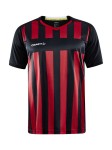 KOSZULKA CRAFT PROGRESS 2.0 STRIPE JERSEY BLACK/BRIGHT RED