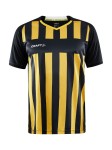 KOSZULKA CRAFT PROGRESS 2.0 STRIPE JERSEY BLACK/SWEDEN YELLOW