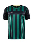 KOSZULKA CRAFT PROGRESS 2.0 STRIPE JERSEY BLACK/TEAM GREEN