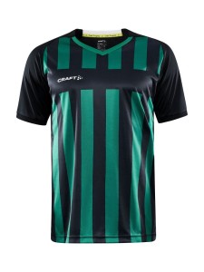 KOSZULKA CRAFT PROGRESS 2.0 STRIPE JERSEY BLACK/TEAM GREEN