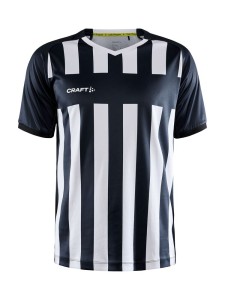 KOSZULKA CRAFT PROGRESS 2.0 STRIPE JERSEY BLACK/WHITE